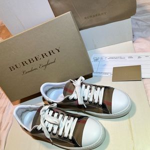 Burberry Westford Check sneakers in size 37
